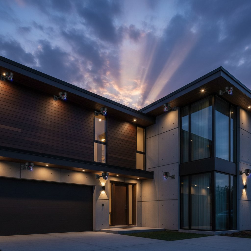 Home security automation